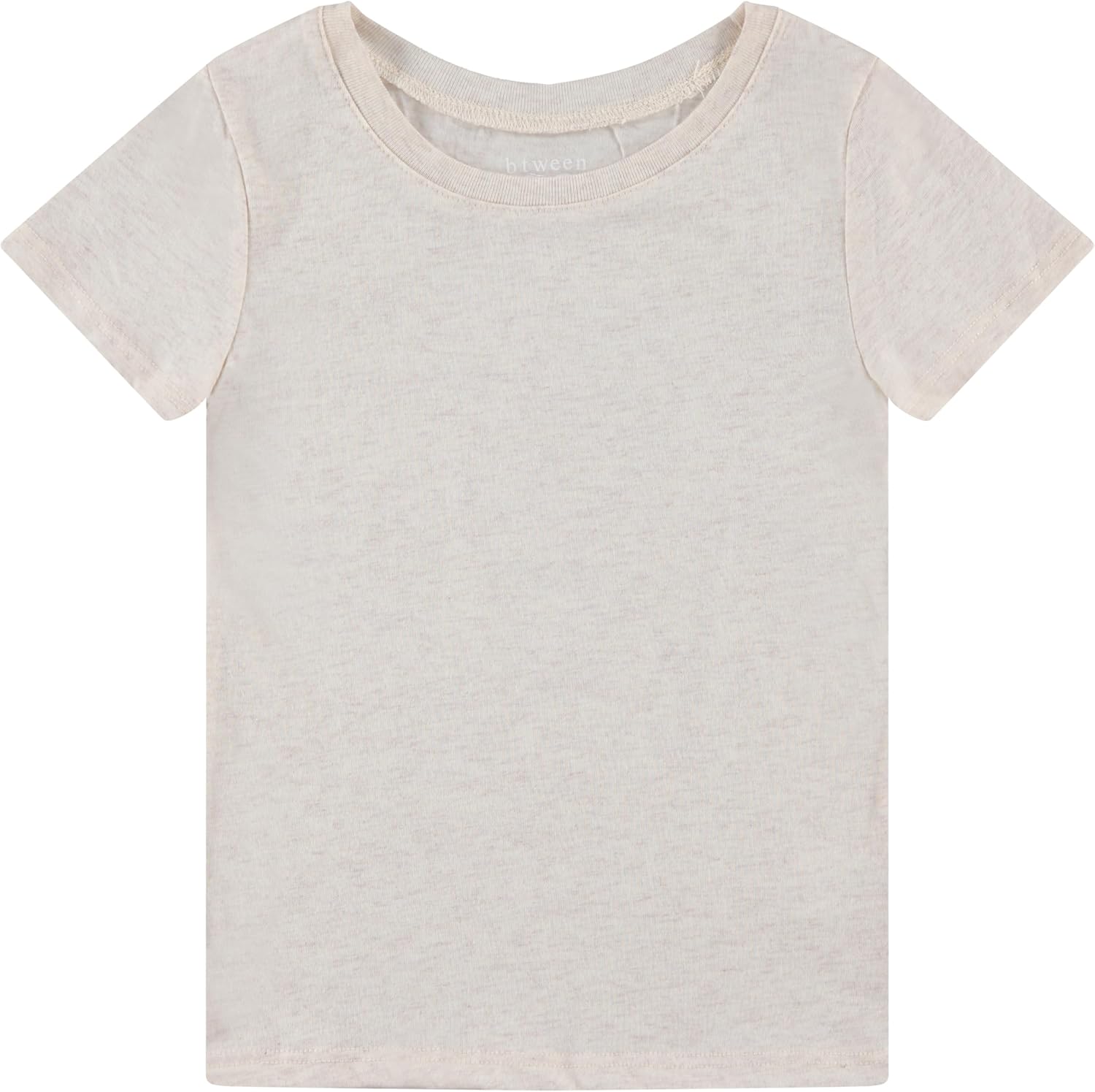 BTween Girls 4-Piece Summer Tops | Fashionable Short Sleeve T-Shirt | Casual Daily Shirt for Kids - Assorted Colors