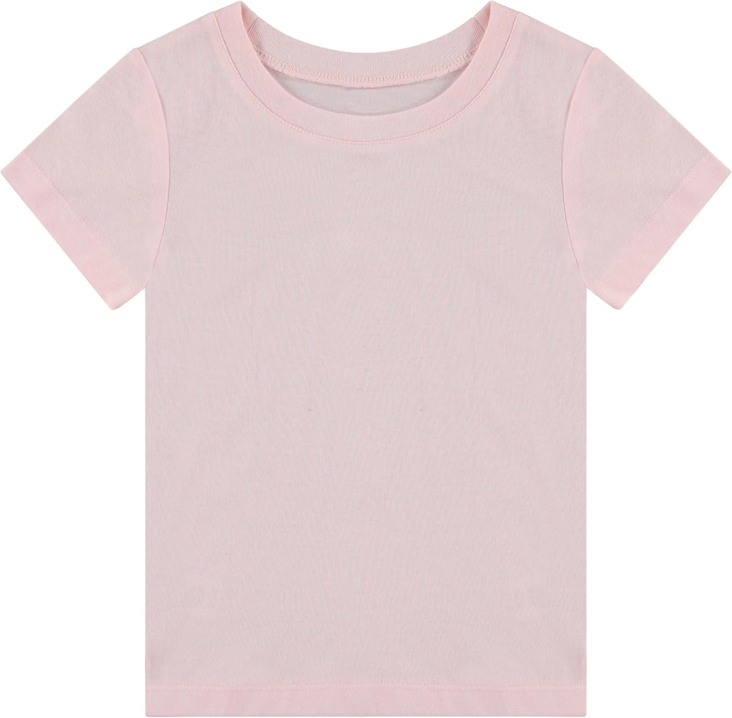 BTween Girls 4-Piece Summer Tops | Fashionable Short Sleeve T-Shirt | Casual Daily Shirt for Kids - Assorted Colors