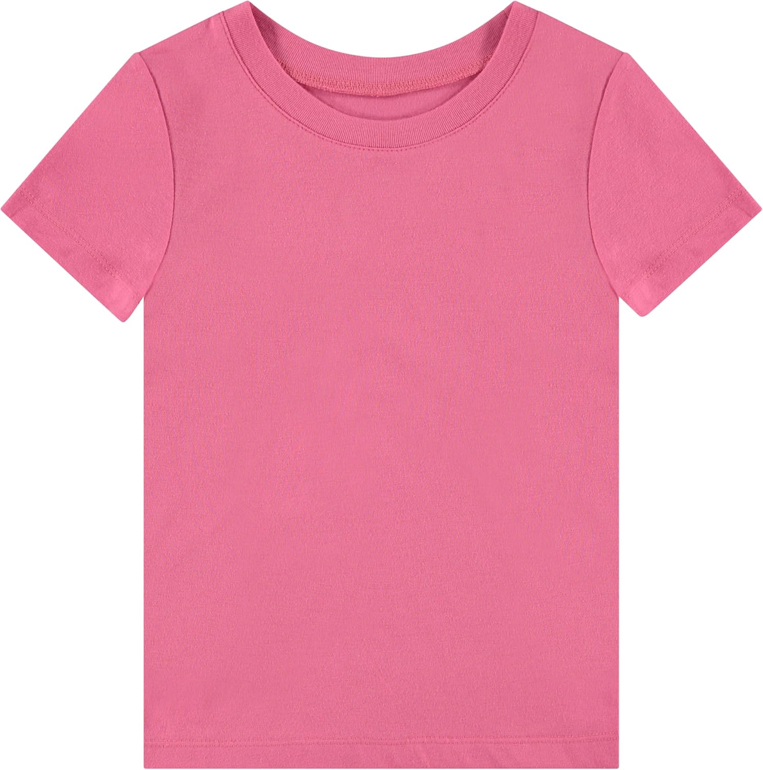 BTween Girls 4-Piece Summer Tops | Fashionable Short Sleeve T-Shirt | Casual Daily Shirt for Kids - Assorted Colors
