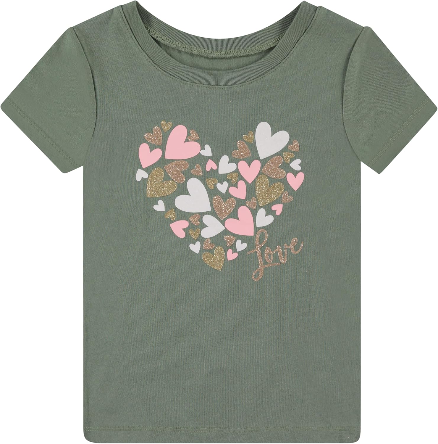 BTween Girls 4-Piece Summer Tops | Fashionable Short Sleeve T-Shirt | Casual Daily Shirt for Kids - Assorted Colors