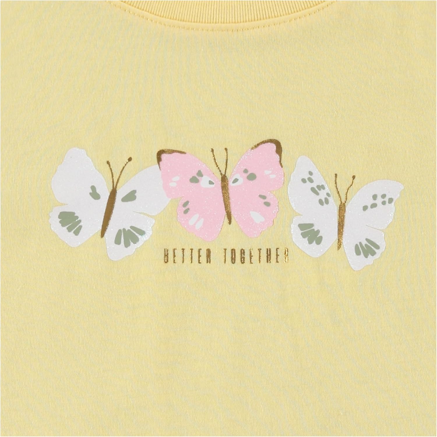 BTween Girls 4-Piece Summer Tops | Fashionable Short Sleeve T-Shirt | Casual Daily Shirt for Kids - Assorted Colors