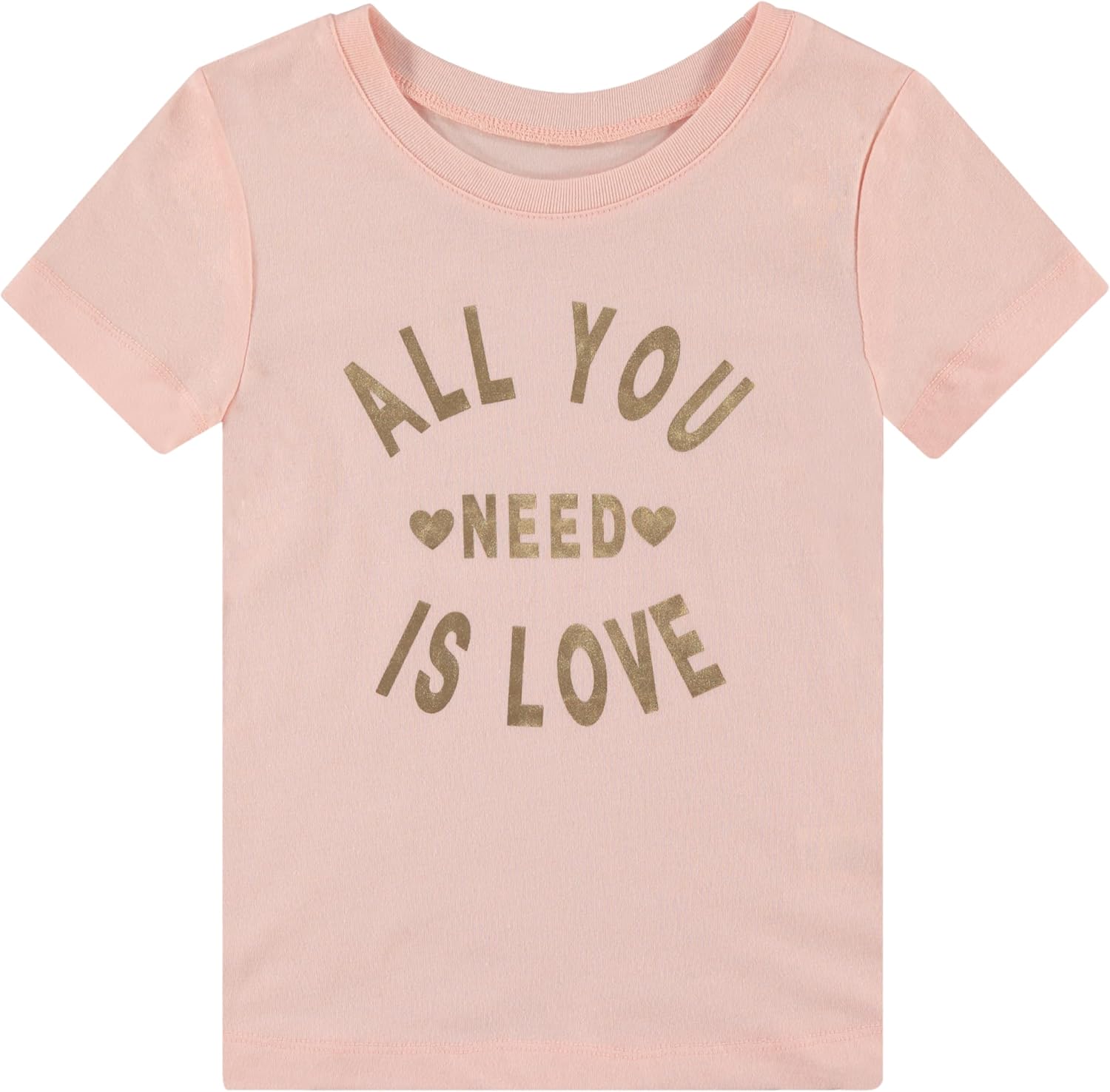 BTween Girls 4-Piece Summer Tops | Fashionable Short Sleeve T-Shirt | Casual Daily Shirt for Kids - Assorted Colors