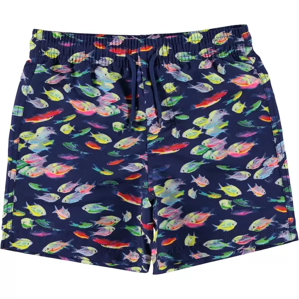 2 or 3-Pack Boys Swim Trunks, Kids Quick Dry Swimming Shorts with Liner - Solid/Printed Swimwear