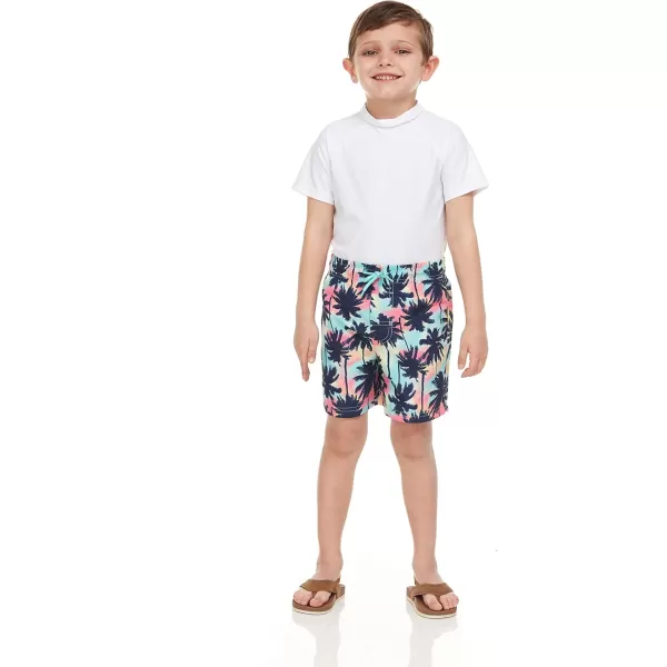 2 or 3-Pack Boys Swim Trunks, Kids Quick Dry Swimming Shorts with Liner - Solid/Printed Swimwear