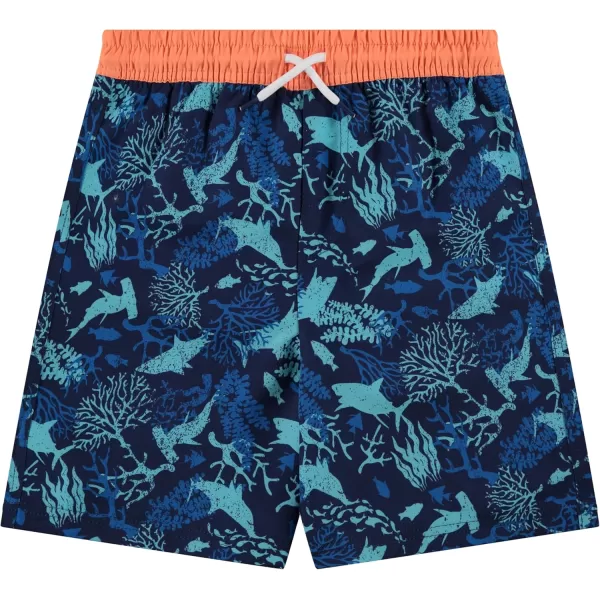 2 or 3-Pack Boys Swim Trunks, Kids Quick Dry Swimming Shorts with Liner - Solid/Printed Swimwear
