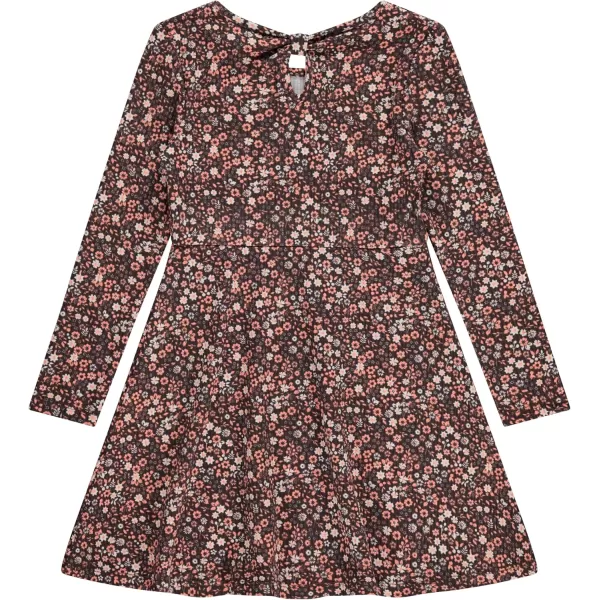 BTween 3-PC Girls Summer Dress Set - Short Sleeve Casual Skater Dresses with Stripe &amp; Floral Print