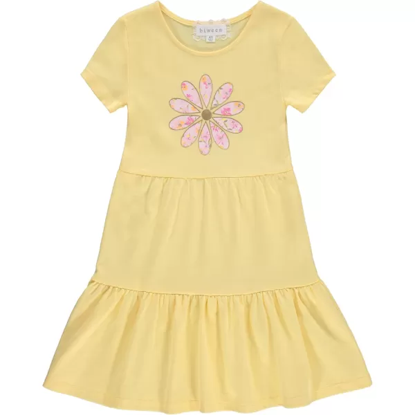 BTween 3-PC Girls Summer Dress Set - Short Sleeve Casual Skater Dresses with Stripe &amp; Floral Print