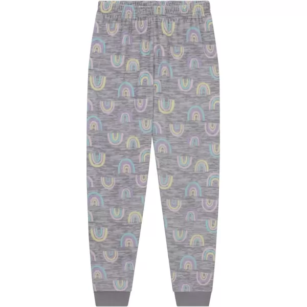 BTween 3-Pack Girls Pajama Pants Soft Fleece and Brushed Jersey Loose Fit Comfortable Lounge Bottoms