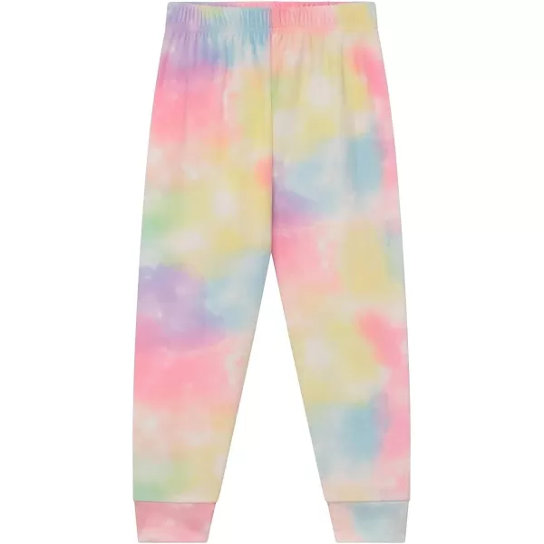 BTween 3-Pack Girls Pajama Pants Soft Fleece and Brushed Jersey Loose Fit Comfortable Lounge Bottoms