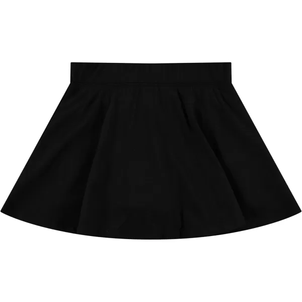BTween 3 Pack Skorts for Girls - Kids Scooter Skirts - Skirt Layered Shorts with Floral, Solid, Tie Dye or Butterfly Prints