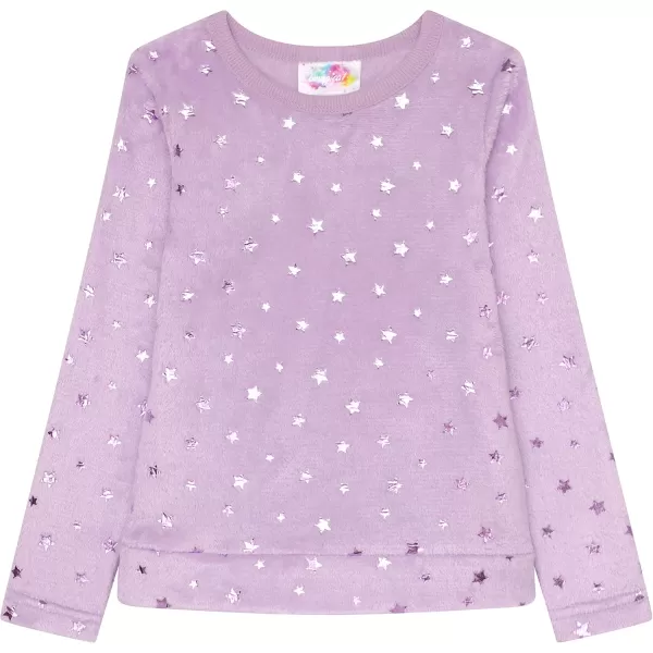BTween 4-Pack Girls Pajamas, Sleepwear Set with Long &amp; Short Sleeve Shirts, Shorts and Pajama Pants, Matching Kids PJs