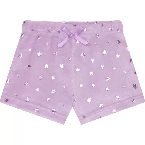 BTween 4-Pack Girls Pajamas, Sleepwear Set with Long &amp; Short Sleeve Shirts, Shorts and Pajama Pants, Matching Kids PJs
