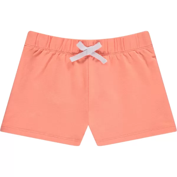BTween 4-Pack Girls Shorts - Cotton French Terry Shorts for Girls - Kids Lounge, Sleep and Play Summer Clothing