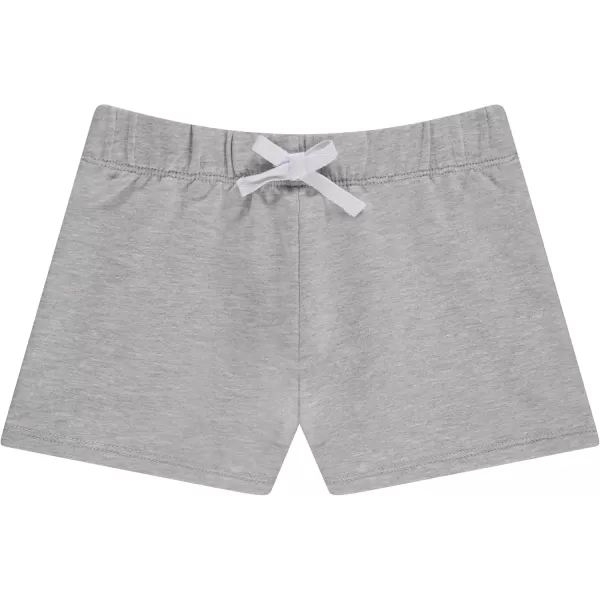 BTween 4-Pack Girls Shorts - Cotton French Terry Shorts for Girls - Kids Lounge, Sleep and Play Summer Clothing