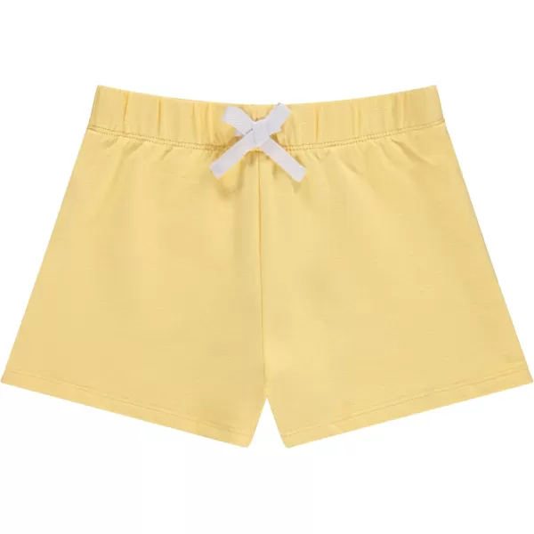 BTween 4-Pack Girls Shorts - Cotton French Terry Shorts for Girls - Kids Lounge, Sleep and Play Summer Clothing