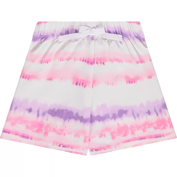 BTween 4-Pack Girls Shorts - Cotton French Terry Shorts for Girls - Kids Lounge, Sleep and Play Summer Clothing