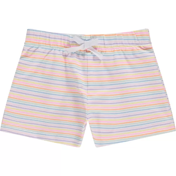 BTween 4-Pack Girls Shorts - Cotton French Terry Shorts for Girls - Kids Lounge, Sleep and Play Summer Clothing