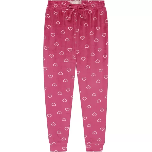 BTween Girl's 3-Pack Velour Jogger Pant Set - Solid, Tie Dye or Camo Sweatpants for Girls
