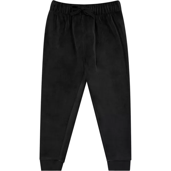 BTween Girl's 3-Pack Velour Jogger Pant Set - Solid, Tie Dye or Camo Sweatpants for Girls