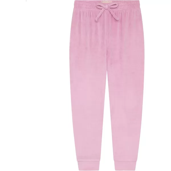 BTween Girl's 3-Pack Velour Jogger Pant Set - Solid, Tie Dye or Camo Sweatpants for Girls