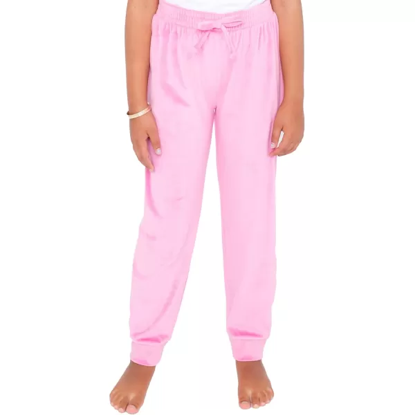 BTween Girl's 3-Pack Velour Jogger Pant Set - Solid, Tie Dye or Camo Sweatpants for Girls