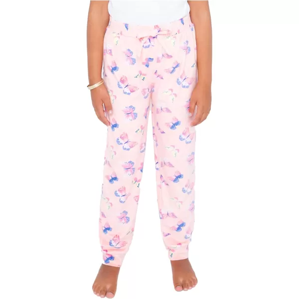 BTween Girl's 3-Pack Velour Jogger Pant Set - Solid, Tie Dye or Camo Sweatpants for Girls