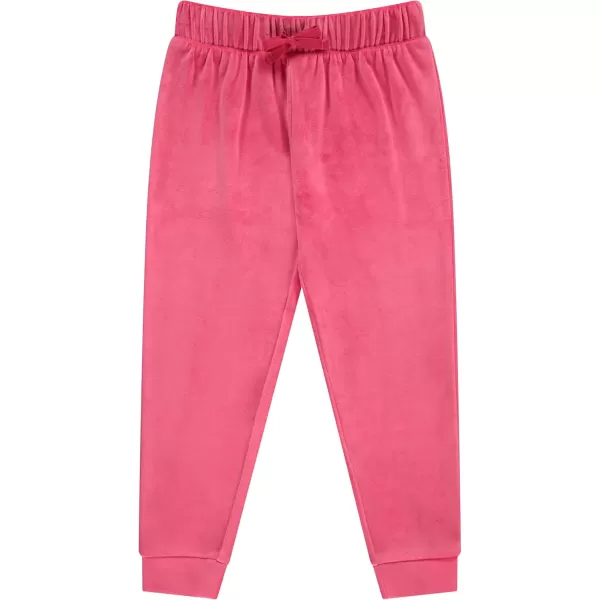 BTween Girl's 3-Pack Velour Jogger Pant Set - Solid, Tie Dye or Camo Sweatpants for Girls