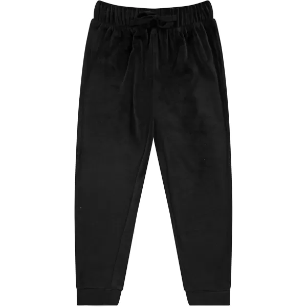 BTween Girl's 3-Pack Velour Jogger Pant Set - Solid, Tie Dye or Camo Sweatpants for Girls