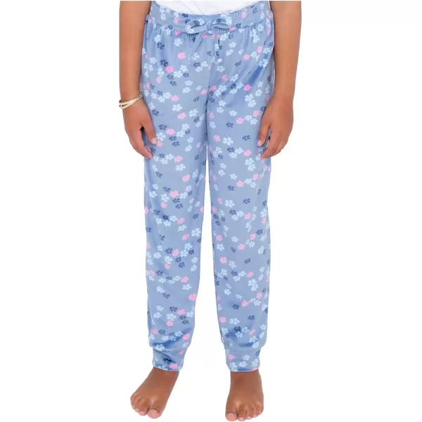 BTween Girl's 3-Pack Velour Jogger Pant Set - Solid, Tie Dye or Camo Sweatpants for Girls