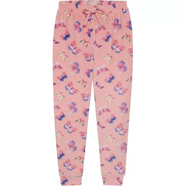 BTween Girl's 3-Pack Velour Jogger Pant Set - Solid, Tie Dye or Camo Sweatpants for Girls