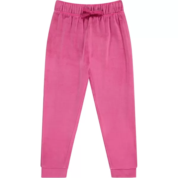 BTween Girl's 3-Pack Velour Jogger Pant Set - Solid, Tie Dye or Camo Sweatpants for Girls