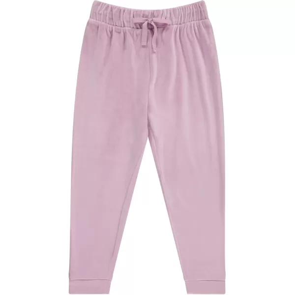 BTween Girl's 3-Pack Velour Jogger Pant Set - Solid, Tie Dye or Camo Sweatpants for Girls