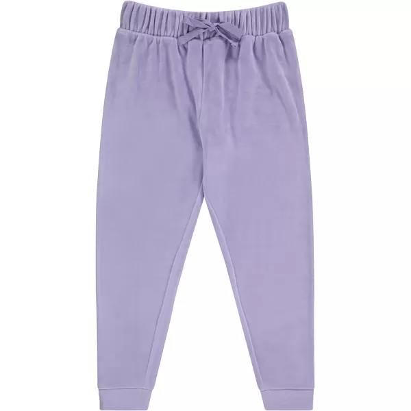 BTween Girl's 3-Pack Velour Jogger Pant Set - Solid, Tie Dye or Camo Sweatpants for Girls