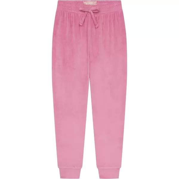 BTween Girl's 3-Pack Velour Jogger Pant Set - Solid, Tie Dye or Camo Sweatpants for Girls