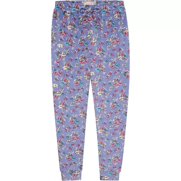 BTween Girl's 3-Pack Velour Jogger Pant Set - Solid, Tie Dye or Camo Sweatpants for Girls