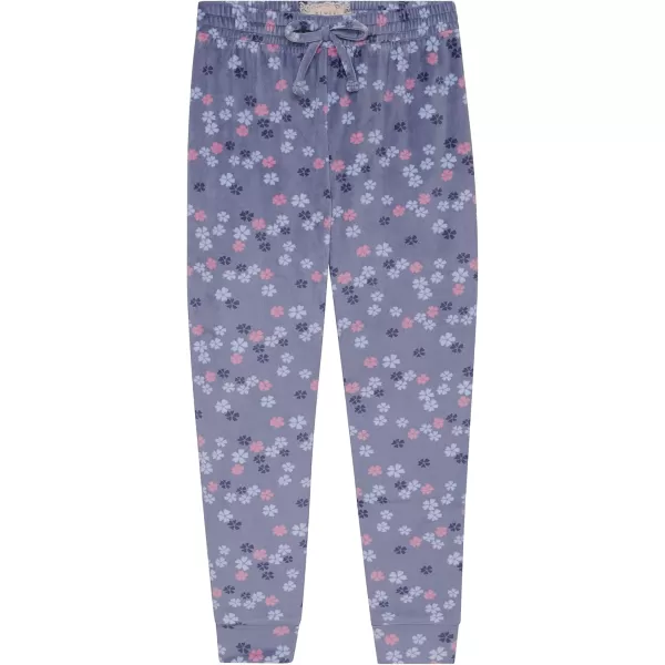 BTween Girl's 3-Pack Velour Jogger Pant Set - Solid, Tie Dye or Camo Sweatpants for Girls