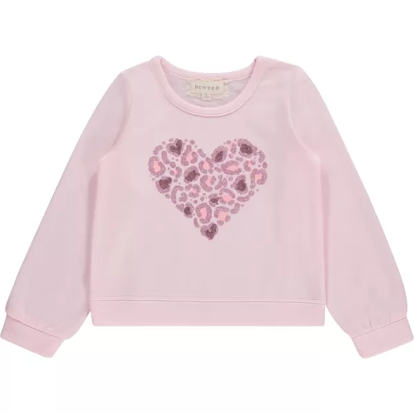 BTween Girls 3 Piece Long Sleeve Crew Neck Pullovers, Fleece Sweatshirt for Youth Kids