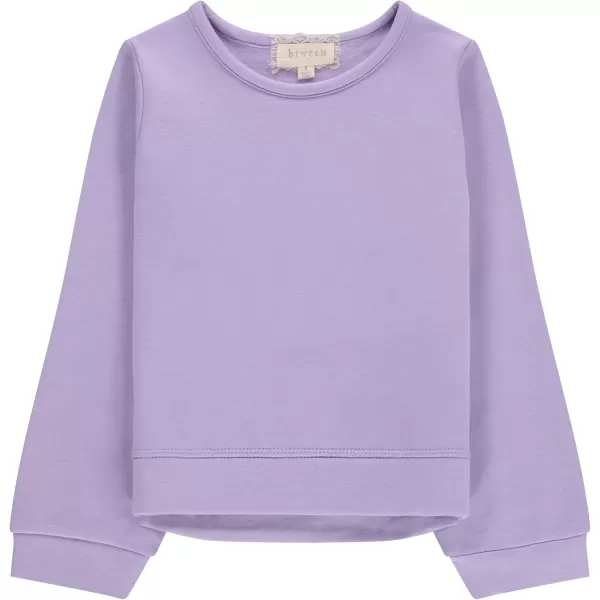 BTween Girls 3 Piece Long Sleeve Crew Neck Pullovers, Fleece Sweatshirt for Youth Kids
