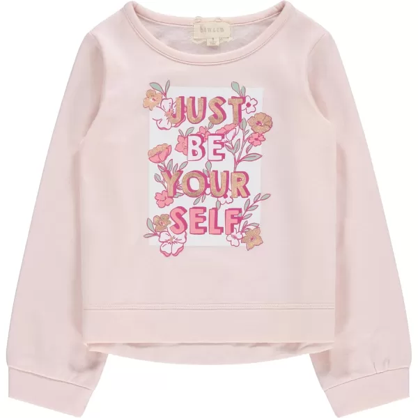 BTween Girls 3 Piece Long Sleeve Crew Neck Pullovers, Fleece Sweatshirt for Youth Kids