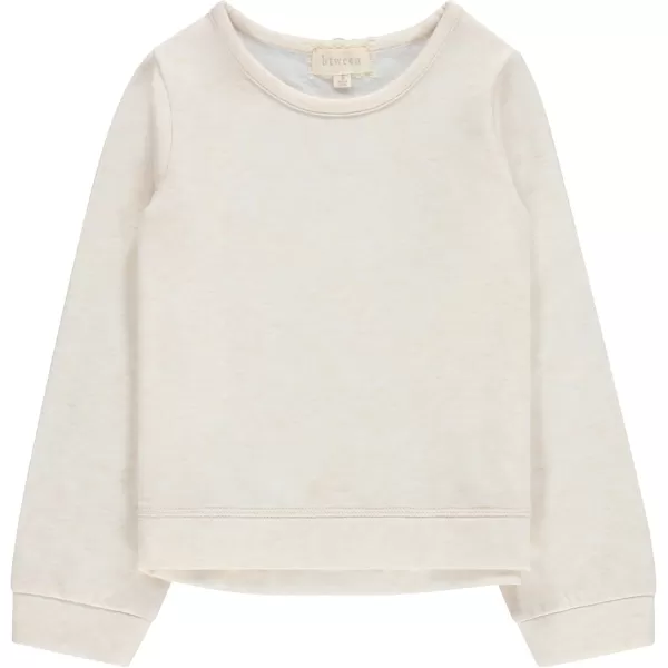 BTween Girls 3 Piece Long Sleeve Crew Neck Pullovers, Fleece Sweatshirt for Youth Kids