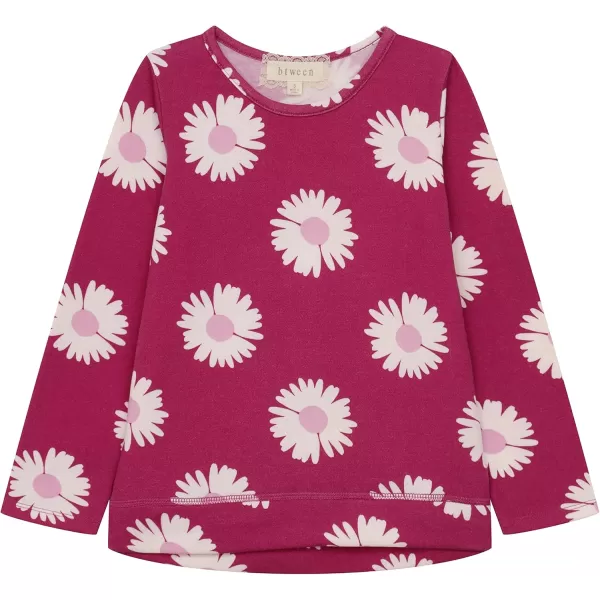 BTween Girls 3 Piece Long Sleeve Crew Neck Pullovers, Fleece Sweatshirt for Youth Kids