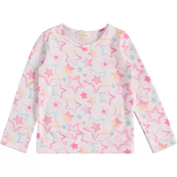 BTween Girls 3 Piece Long Sleeve Crew Neck Pullovers, Fleece Sweatshirt for Youth Kids