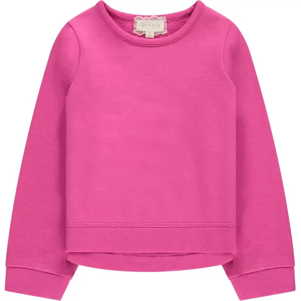 BTween Girls 3 Piece Long Sleeve Crew Neck Pullovers, Fleece Sweatshirt for Youth Kids
