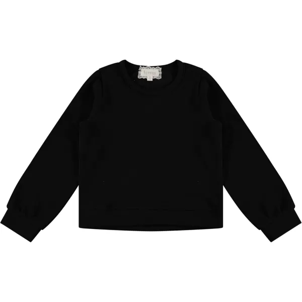 BTween Girls 3 Piece Long Sleeve Crew Neck Pullovers, Fleece Sweatshirt for Youth Kids