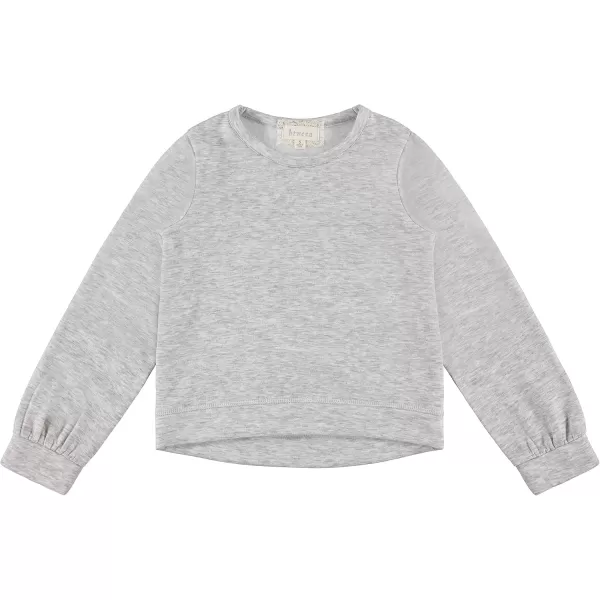 BTween Girls 3 Piece Long Sleeve Crew Neck Pullovers, Fleece Sweatshirt for Youth Kids