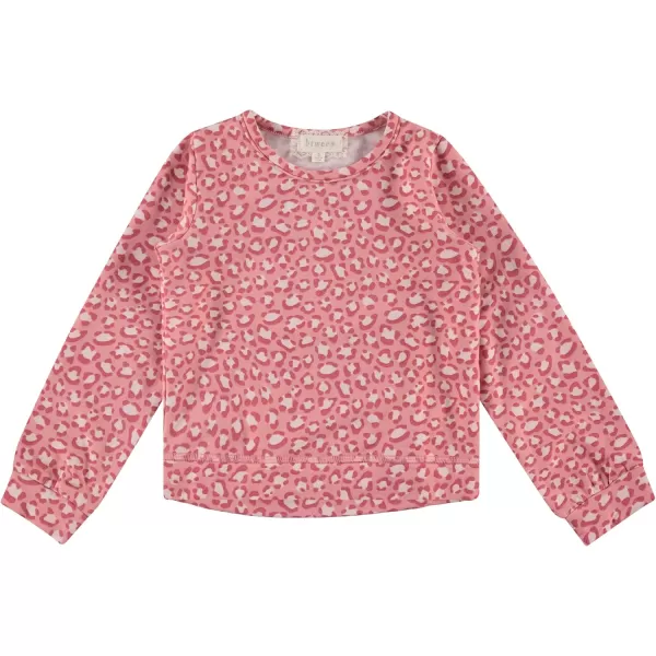 BTween Girls 3 Piece Long Sleeve Crew Neck Pullovers, Fleece Sweatshirt for Youth Kids