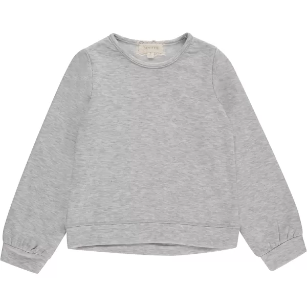 BTween Girls 3 Piece Long Sleeve Crew Neck Pullovers, Fleece Sweatshirt for Youth Kids