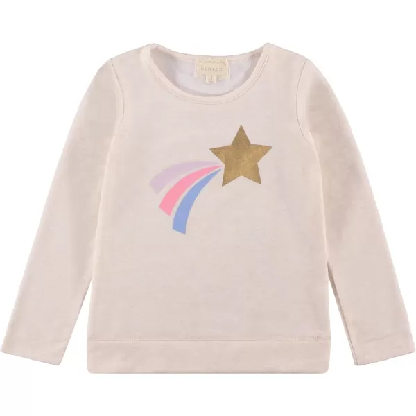 BTween Girls 3 Piece Long Sleeve Crew Neck Pullovers, Fleece Sweatshirt for Youth Kids
