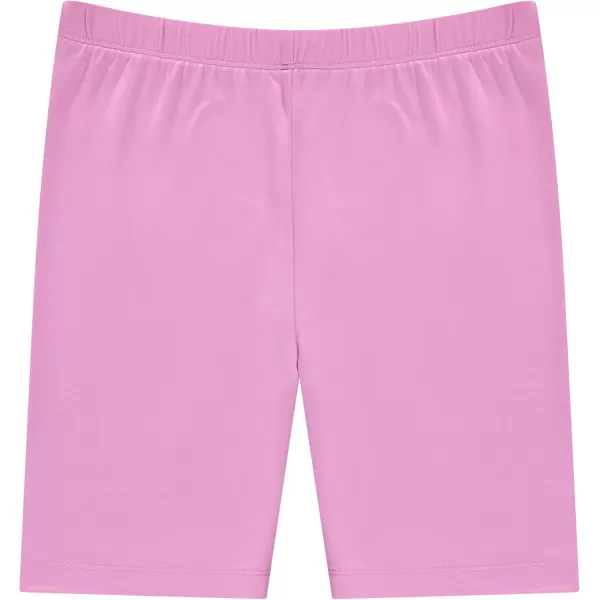BTween Girls 4 Pack Athletic Bike Shorts, Fashion Short, Workout Clothes for Girls