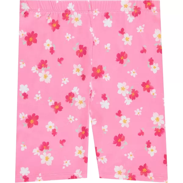 BTween Girls 4 Pack Athletic Bike Shorts, Fashion Short, Workout Clothes for Girls